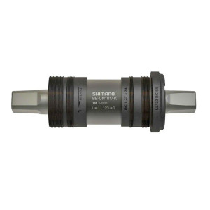 *SREDNJA GLAVA SHIMANO BB-UN101, SPINDLE:SQUARE TYPE, SHELL:BSA 68MM, SPINDLE:122.5MM(LL123), W/O FIXING BOLT, BULK