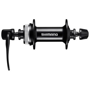 *NABLA PREDNJA SHIMANO HB-MT200, CENTER LOCK DISC 36H, QR 133MM, OLD 100MM, W/O ROTOR MOUNT COVER, W/O LOCK RING, CRNA, IND.PACK