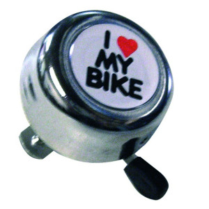 *Zvonce / hromirano i love my bike natpisom