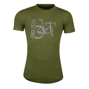 Majica FORCE FLOW kratki rukav, zelena XL
